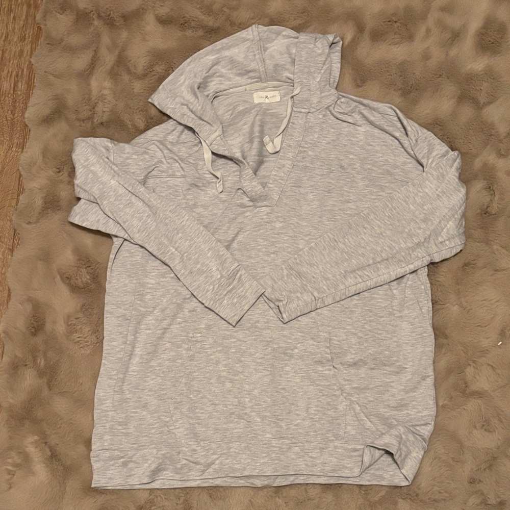 Lou & Grey Heather Gray Hoodie